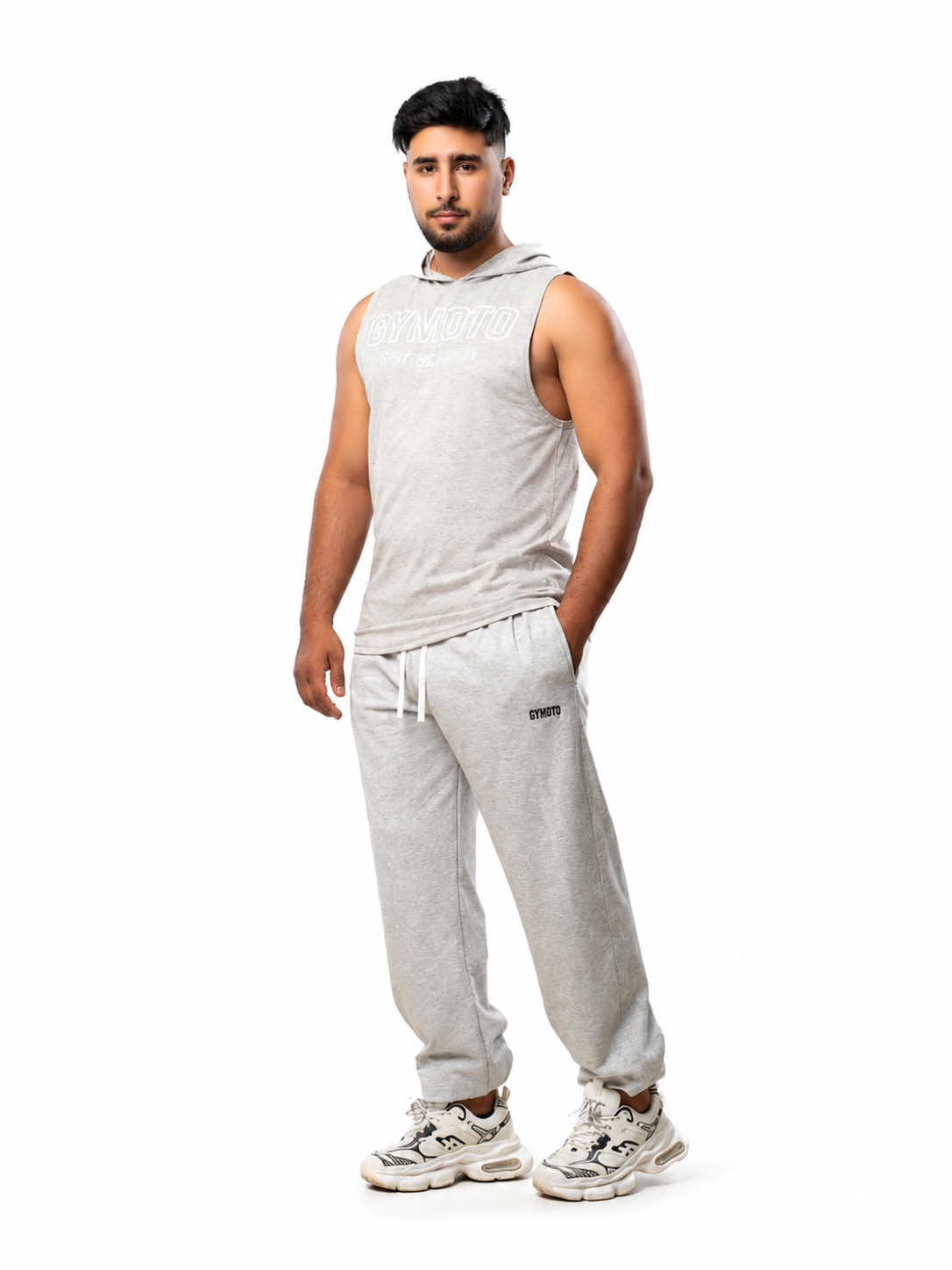 Ensemble GYMOTO Sleeveless Hoodie & Jogger