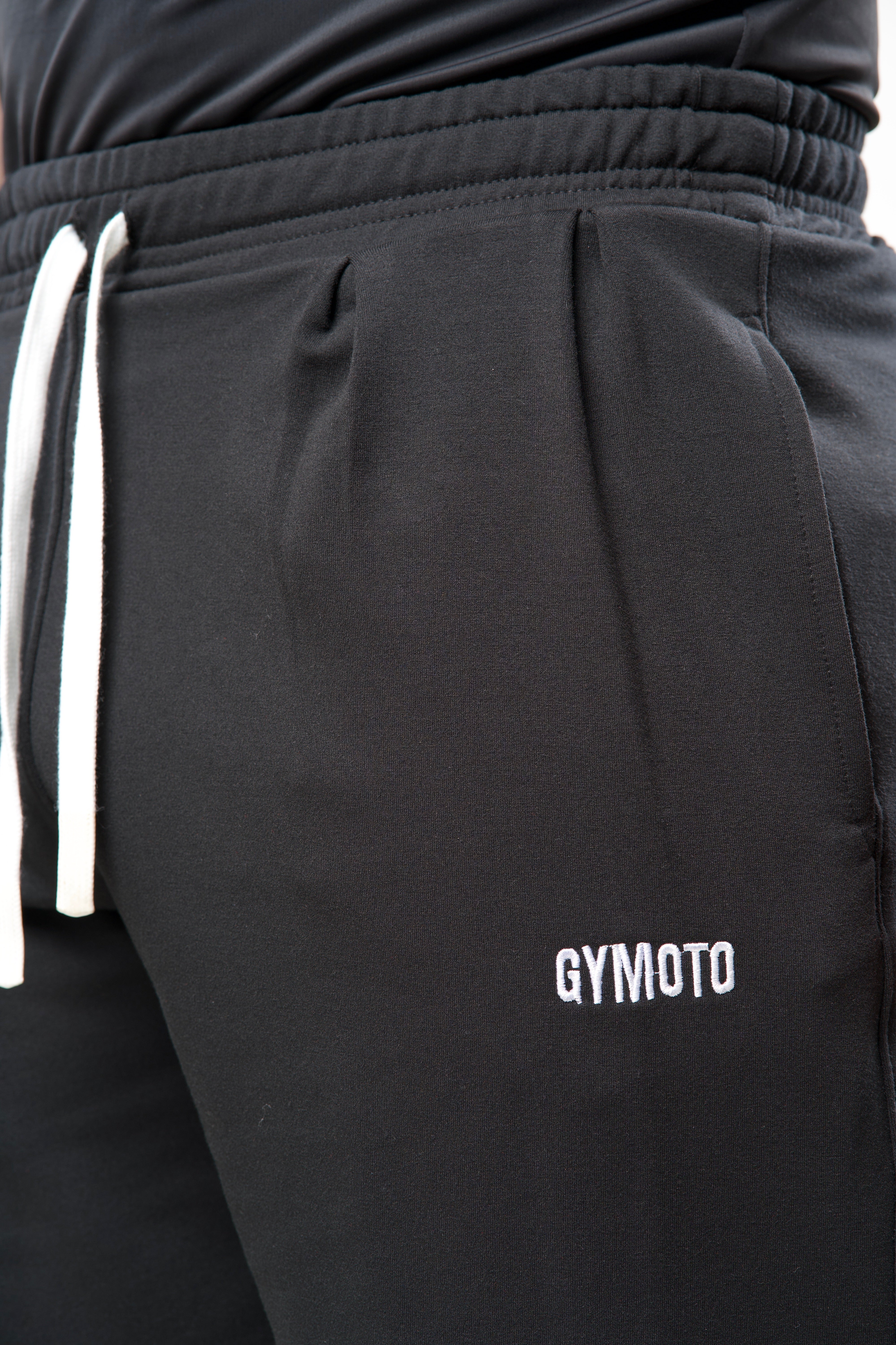 baggy sweatpants –Black