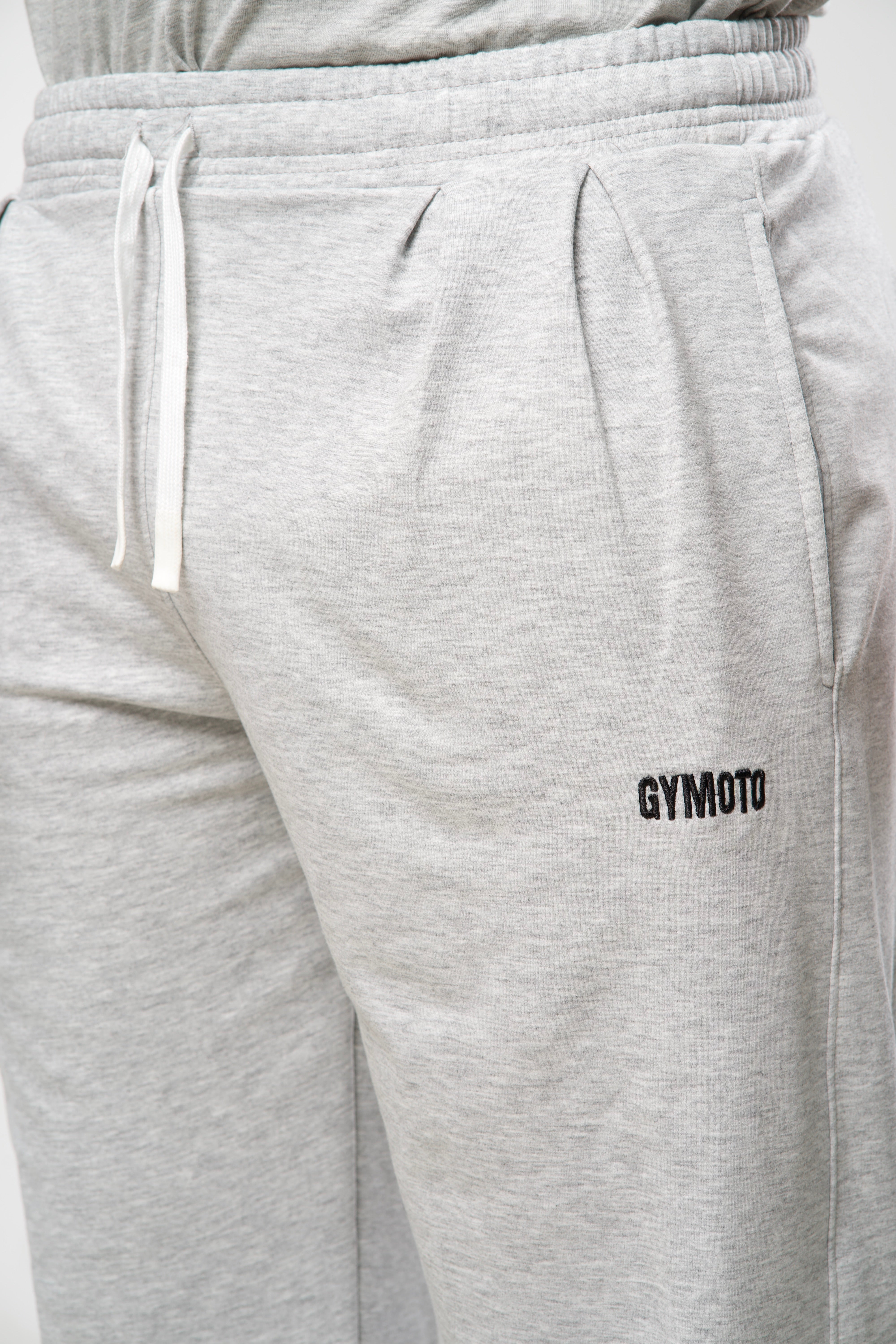 GYMOTO Men's Grey Sleeveless Gym Set – Grey