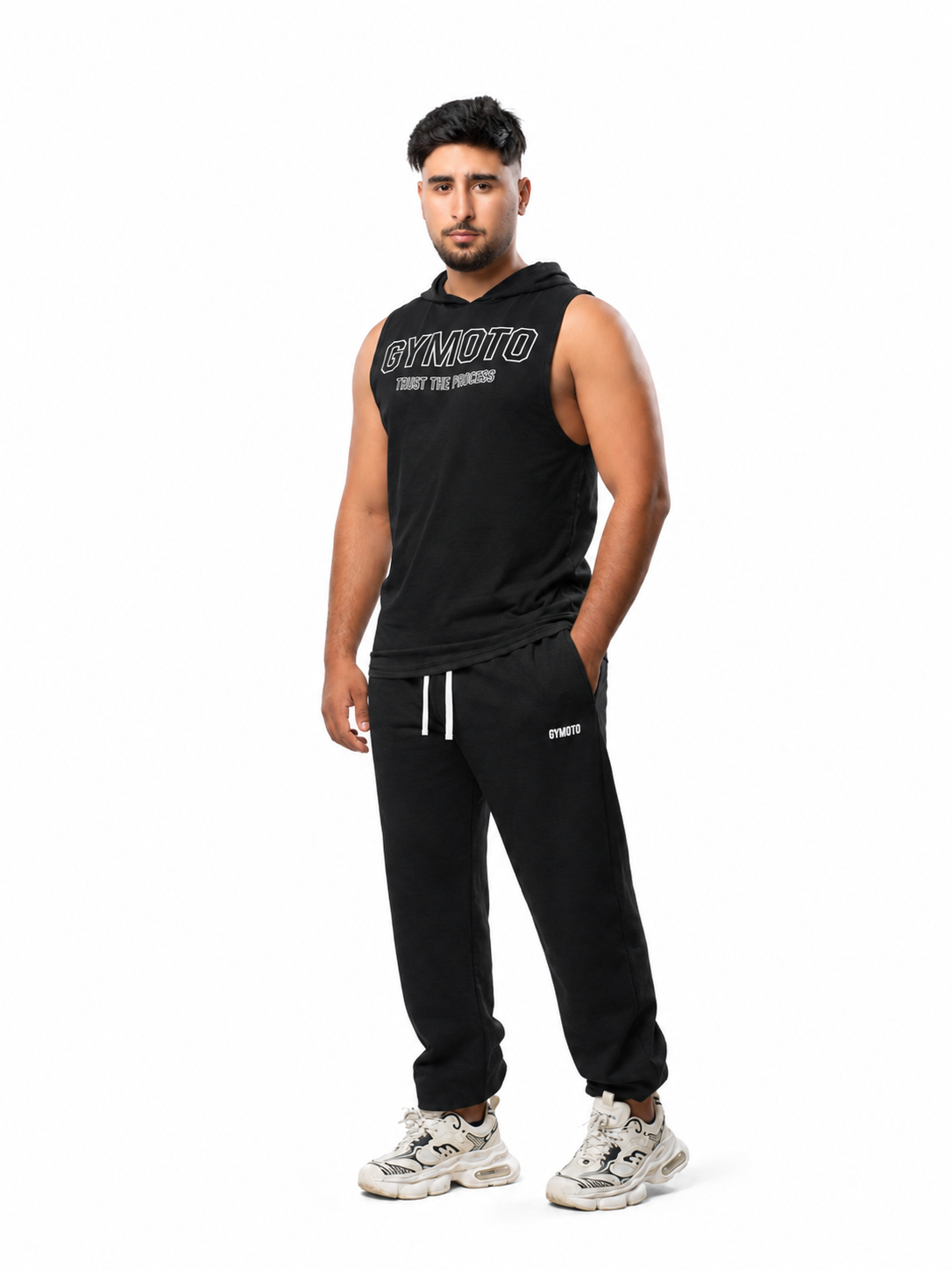 Ensemble GYMOTO Sleeveless Hoodie & Jogger