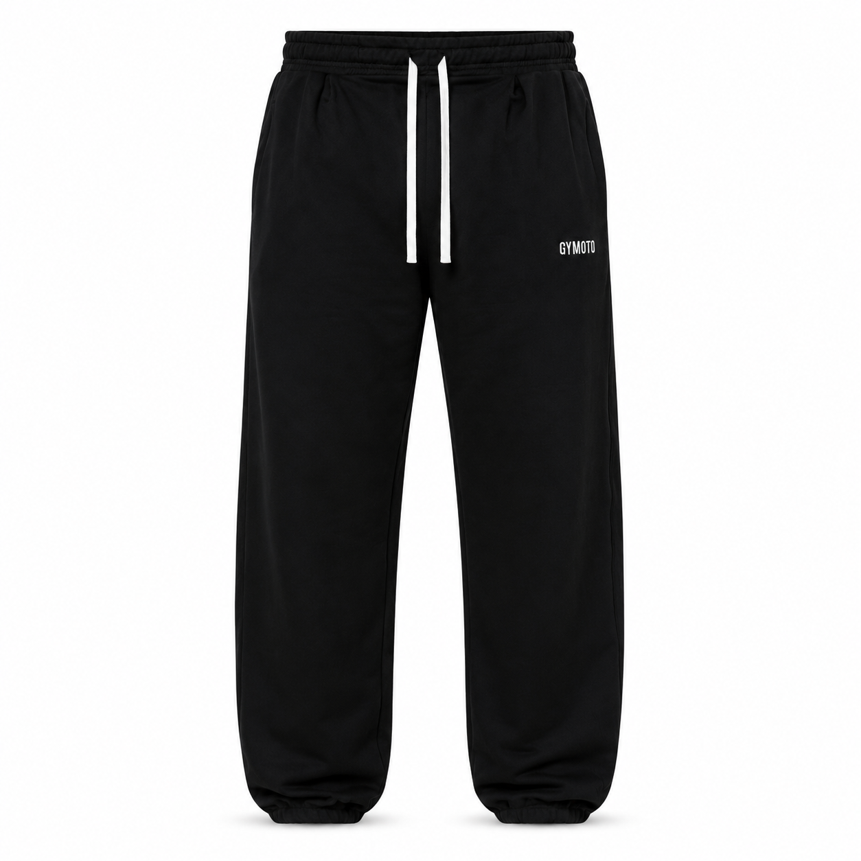 baggy sweatpants –Black