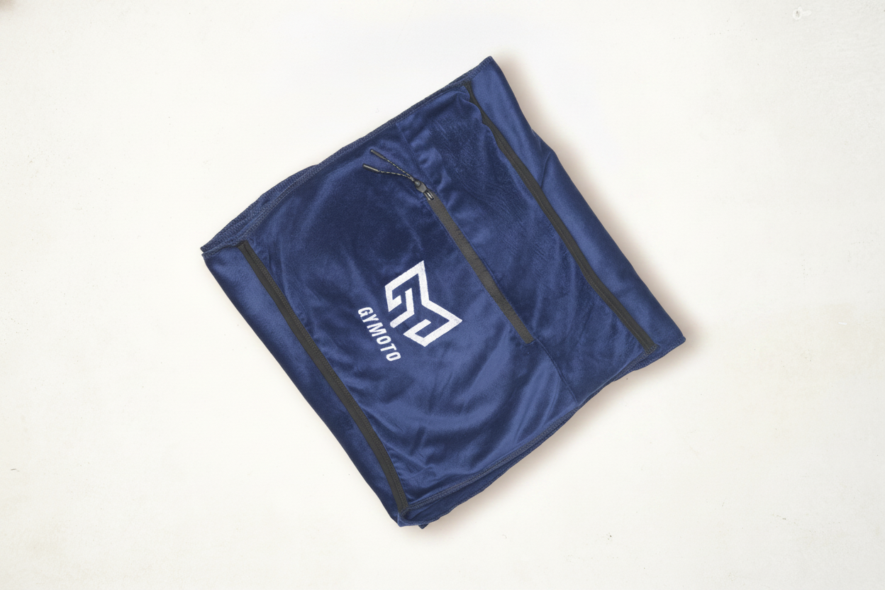 Serviette de Sport Gymoto Bleu Marine – Performance & Confort